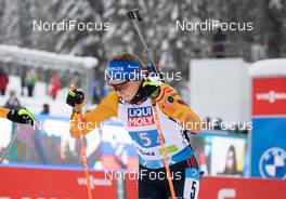 10.02.2021, Pokljuka, Slovenia (SLO): Franziska Preuss (GER) - IBU World Championships Biathlon, relay mixed, Pokljuka (SLO). www.nordicfocus.com. © Manzoni/NordicFocus. Every downloaded picture is fee-liable.