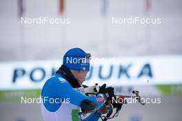 10.02.2021, Pokljuka, Slovenia (SLO): Lukas Hofer (ITA) - IBU World Championships Biathlon, relay mixed, Pokljuka (SLO). www.nordicfocus.com. © Manzoni/NordicFocus. Every downloaded picture is fee-liable.
