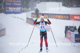 10.02.2021, Pokljuka, Slovenia (SLO): Marte Olsbu Roeiseland (NOR) - IBU World Championships Biathlon, relay mixed, Pokljuka (SLO). www.nordicfocus.com. © Manzoni/NordicFocus. Every downloaded picture is fee-liable.