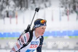 10.02.2021, Pokljuka, Slovenia (SLO): Clare Egan (USA) - IBU World Championships Biathlon, relay mixed, Pokljuka (SLO). www.nordicfocus.com. © Manzoni/NordicFocus. Every downloaded picture is fee-liable.