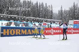 10.02.2021, Pokljuka, Slovenia (SLO): Linn Persson (SWE), Hanna Oeberg (SWE), Lisa Theresa Hauser (AUT), (l-r) - IBU World Championships Biathlon, relay mixed, Pokljuka (SLO). www.nordicfocus.com. © Manzoni/NordicFocus. Every downloaded picture is fee-liable.