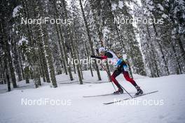 10.02.2021, Pokljuka, Slovenia (SLO): Sturla Holm Laegreid (NOR) - IBU World Championships Biathlon, relay mixed, Pokljuka (SLO). www.nordicfocus.com. © Thibaut/NordicFocus. Every downloaded picture is fee-liable.