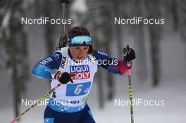 10.02.2021, Pokljuka, Slovenia (SLO): Lena Haecki (SUI) - IBU World Championships Biathlon, relay mixed, Pokljuka (SLO). www.nordicfocus.com. © Manzoni/NordicFocus. Every downloaded picture is fee-liable.