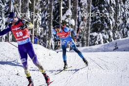 14.02.2021, Pokljuka, Slovenia (SLO): Quentin Fillon Maillet (FRA) - IBU World Championships Biathlon, pursuit men, Pokljuka (SLO). www.nordicfocus.com. © Thibaut/NordicFocus. Every downloaded picture is fee-liable.