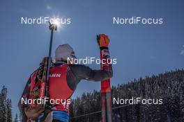 14.02.2021, Pokljuka, Slovenia (SLO): Simon Eder (AUT) - IBU World Championships Biathlon, pursuit men, Pokljuka (SLO). www.nordicfocus.com. © Thibaut/NordicFocus. Every downloaded picture is fee-liable.