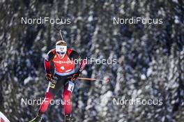 14.02.2021, Pokljuka, Slovenia (SLO): Johannes Dale (NOR) - IBU World Championships Biathlon, pursuit men, Pokljuka (SLO). www.nordicfocus.com. © Manzoni/NordicFocus. Every downloaded picture is fee-liable.