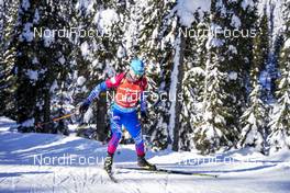 14.02.2021, Pokljuka, Slovenia (SLO): Alexander Loginov (RBU) - IBU World Championships Biathlon, pursuit men, Pokljuka (SLO). www.nordicfocus.com. © Thibaut/NordicFocus. Every downloaded picture is fee-liable.