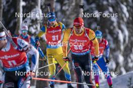 14.02.2021, Pokljuka, Slovenia (SLO): Arnd Peiffer (GER) - IBU World Championships Biathlon, pursuit men, Pokljuka (SLO). www.nordicfocus.com. © Thibaut/NordicFocus. Every downloaded picture is fee-liable.
