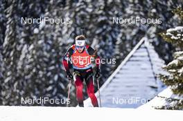 14.02.2021, Pokljuka, Slovenia (SLO): Tarjei Boe (NOR) - IBU World Championships Biathlon, pursuit men, Pokljuka (SLO). www.nordicfocus.com. © Manzoni/NordicFocus. Every downloaded picture is fee-liable.