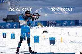 14.02.2021, Pokljuka, Slovenia (SLO): Emilien Jacquelin (FRA) - IBU World Championships Biathlon, pursuit men, Pokljuka (SLO). www.nordicfocus.com. © Manzoni/NordicFocus. Every downloaded picture is fee-liable.