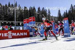 14.02.2021, Pokljuka, Slovenia (SLO): Johannes Dale (NOR) - IBU World Championships Biathlon, pursuit men, Pokljuka (SLO). www.nordicfocus.com. © Manzoni/NordicFocus. Every downloaded picture is fee-liable.