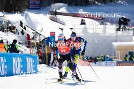 14.02.2021, Pokljuka, Slovenia (SLO): Felix Leitner (AUT) - IBU World Championships Biathlon, pursuit men, Pokljuka (SLO). www.nordicfocus.com. © Manzoni/NordicFocus. Every downloaded picture is fee-liable.