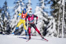 14.02.2021, Pokljuka, Slovenia (SLO): Sturla Holm Laegreid (NOR) - IBU World Championships Biathlon, pursuit men, Pokljuka (SLO). www.nordicfocus.com. © Thibaut/NordicFocus. Every downloaded picture is fee-liable.