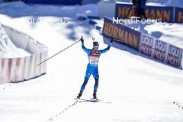 14.02.2021, Pokljuka, Slovenia (SLO): Emilien Jacquelin (FRA) - IBU World Championships Biathlon, pursuit men, Pokljuka (SLO). www.nordicfocus.com. © Thibaut/NordicFocus. Every downloaded picture is fee-liable.