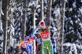 14.02.2021, Pokljuka, Slovenia (SLO): Miha Dovzan (SLO) - IBU World Championships Biathlon, pursuit men, Pokljuka (SLO). www.nordicfocus.com. © Thibaut/NordicFocus. Every downloaded picture is fee-liable.