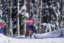 14.02.2021, Pokljuka, Slovenia (SLO): Jake Brown (USA) - IBU World Championships Biathlon, pursuit men, Pokljuka (SLO). www.nordicfocus.com. © Thibaut/NordicFocus. Every downloaded picture is fee-liable.