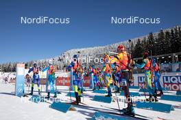 14.02.2021, Pokljuka, Slovenia (SLO): Arnd Peiffer (GER) - IBU World Championships Biathlon, pursuit men, Pokljuka (SLO). www.nordicfocus.com. © Manzoni/NordicFocus. Every downloaded picture is fee-liable.