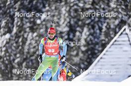 14.02.2021, Pokljuka, Slovenia (SLO): Jakov Fak (SLO) - IBU World Championships Biathlon, pursuit men, Pokljuka (SLO). www.nordicfocus.com. © Manzoni/NordicFocus. Every downloaded picture is fee-liable.