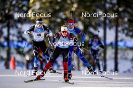 14.02.2021, Pokljuka, Slovenia (SLO): Emma Lunder (CAN) - IBU World Championships Biathlon, pursuit women, Pokljuka (SLO). www.nordicfocus.com. © Thibaut/NordicFocus. Every downloaded picture is fee-liable.
