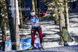 14.02.2021, Pokljuka, Slovenia (SLO): Ingrid Landmark Tandrevold (NOR) - IBU World Championships Biathlon, pursuit women, Pokljuka (SLO). www.nordicfocus.com. © Thibaut/NordicFocus. Every downloaded picture is fee-liable.