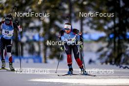 14.02.2021, Pokljuka, Slovenia (SLO): Nadia Moser (CAN) - IBU World Championships Biathlon, pursuit women, Pokljuka (SLO). www.nordicfocus.com. © Thibaut/NordicFocus. Every downloaded picture is fee-liable.