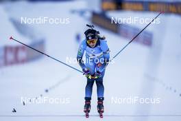 14.02.2021, Pokljuka, Slovenia (SLO): Anais Chevalier-Bouchet (FRA) - IBU World Championships Biathlon, pursuit women, Pokljuka (SLO). www.nordicfocus.com. © Thibaut/NordicFocus. Every downloaded picture is fee-liable.