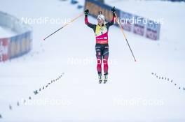 14.02.2021, Pokljuka, Slovenia (SLO): Tiril Eckhoff (NOR) - IBU World Championships Biathlon, pursuit women, Pokljuka (SLO). www.nordicfocus.com. © Thibaut/NordicFocus. Every downloaded picture is fee-liable.