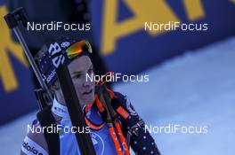 14.02.2021, Pokljuka, Slovenia (SLO): Clare Egan (USA) - IBU World Championships Biathlon, pursuit women, Pokljuka (SLO). www.nordicfocus.com. © Manzoni/NordicFocus. Every downloaded picture is fee-liable.