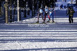 14.02.2021, Pokljuka, Slovenia (SLO): Lisa Theresa Hauser (AUT), Ingrid Landmark Tandrevold (NOR), Dorothea Wierer (ITA), (l-r) - IBU World Championships Biathlon, pursuit women, Pokljuka (SLO). www.nordicfocus.com. © Thibaut/NordicFocus. Every downloaded picture is fee-liable.