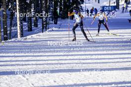 14.02.2021, Pokljuka, Slovenia (SLO): Vanessa Hinz (GER), Franziska Preuss (GER), (l-r) - IBU World Championships Biathlon, pursuit women, Pokljuka (SLO). www.nordicfocus.com. © Thibaut/NordicFocus. Every downloaded picture is fee-liable.