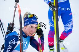 14.02.2021, Pokljuka, Slovenia (SLO): Elisa Gasparin (SUI) - IBU World Championships Biathlon, pursuit women, Pokljuka (SLO). www.nordicfocus.com. © Manzoni/NordicFocus. Every downloaded picture is fee-liable.