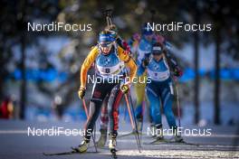 14.02.2021, Pokljuka, Slovenia (SLO): Franziska Preuss (GER) - IBU World Championships Biathlon, pursuit women, Pokljuka (SLO). www.nordicfocus.com. © Thibaut/NordicFocus. Every downloaded picture is fee-liable.