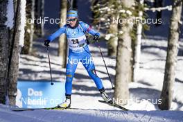 14.02.2021, Pokljuka, Slovenia (SLO): Irene Lardschneider (ITA) - IBU World Championships Biathlon, pursuit women, Pokljuka (SLO). www.nordicfocus.com. © Thibaut/NordicFocus. Every downloaded picture is fee-liable.