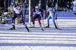 14.02.2021, Pokljuka, Slovenia (SLO): Lisa Theresa Hauser (AUT), Ingrid Landmark Tandrevold (NOR), Dorothea Wierer (ITA), (l-r) - IBU World Championships Biathlon, pursuit women, Pokljuka (SLO). www.nordicfocus.com. © Thibaut/NordicFocus. Every downloaded picture is fee-liable.