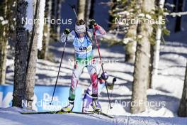 14.02.2021, Pokljuka, Slovenia (SLO): Milena Todorova (BUL) - IBU World Championships Biathlon, pursuit women, Pokljuka (SLO). www.nordicfocus.com. © Thibaut/NordicFocus. Every downloaded picture is fee-liable.
