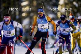 14.02.2021, Pokljuka, Slovenia (SLO): Vanessa Hinz (GER) - IBU World Championships Biathlon, pursuit women, Pokljuka (SLO). www.nordicfocus.com. © Thibaut/NordicFocus. Every downloaded picture is fee-liable.