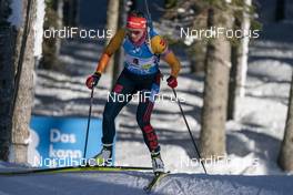14.02.2021, Pokljuka, Slovenia (SLO): Denise Herrmann (GER) - IBU World Championships Biathlon, pursuit women, Pokljuka (SLO). www.nordicfocus.com. © Thibaut/NordicFocus. Every downloaded picture is fee-liable.
