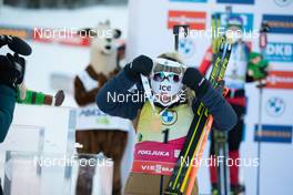 14.02.2021, Pokljuka, Slovenia (SLO): Tiril Eckhoff (NOR) - IBU World Championships Biathlon, pursuit women, Pokljuka (SLO). www.nordicfocus.com. © Manzoni/NordicFocus. Every downloaded picture is fee-liable.