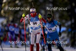 14.02.2021, Pokljuka, Slovenia (SLO): Monika Hojnisz-Starega (POL) - IBU World Championships Biathlon, pursuit women, Pokljuka (SLO). www.nordicfocus.com. © Thibaut/NordicFocus. Every downloaded picture is fee-liable.