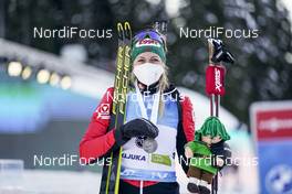 14.02.2021, Pokljuka, Slovenia (SLO): Lisa Theresa Hauser (AUT) - IBU World Championships Biathlon, pursuit women, Pokljuka (SLO). www.nordicfocus.com. © Thibaut/NordicFocus. Every downloaded picture is fee-liable.