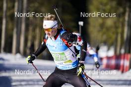 20.02.2021, Pokljuka, Slovenia (SLO): Scott Gow (CAN) - IBU World Championships Biathlon, relay men, Pokljuka (SLO). www.nordicfocus.com. © Thibaut/NordicFocus. Every downloaded picture is fee-liable.