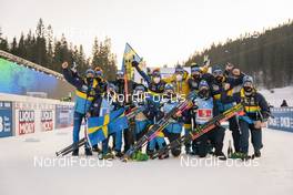 20.02.2021, Pokljuka, Slovenia (SLO):  Team Norway - IBU World Championships Biathlon, relay men, Pokljuka (SLO). www.nordicfocus.com. © Thibaut/NordicFocus. Every downloaded picture is fee-liable.