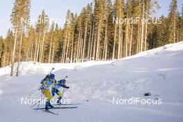 20.02.2021, Pokljuka, Slovenia (SLO): Martin Ponsiluoma (SWE) - IBU World Championships Biathlon, relay men, Pokljuka (SLO). www.nordicfocus.com. © Thibaut/NordicFocus. Every downloaded picture is fee-liable.