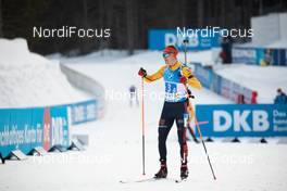 20.02.2021, Pokljuka, Slovenia (SLO): Benedikt Doll (GER) - IBU World Championships Biathlon, relay men, Pokljuka (SLO). www.nordicfocus.com. © Manzoni/NordicFocus. Every downloaded picture is fee-liable.