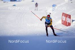 20.02.2021, Pokljuka, Slovenia (SLO): Benedikt Doll (GER) - IBU World Championships Biathlon, relay men, Pokljuka (SLO). www.nordicfocus.com. © Thibaut/NordicFocus. Every downloaded picture is fee-liable.