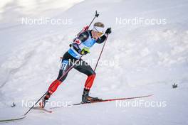 20.02.2021, Pokljuka, Slovenia (SLO): Scott Gow (CAN) - IBU World Championships Biathlon, relay men, Pokljuka (SLO). www.nordicfocus.com. © Thibaut/NordicFocus. Every downloaded picture is fee-liable.