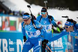20.02.2021, Pokljuka, Slovenia (SLO): Dominik Windisch (ITA) - IBU World Championships Biathlon, relay men, Pokljuka (SLO). www.nordicfocus.com. © Manzoni/NordicFocus. Every downloaded picture is fee-liable.