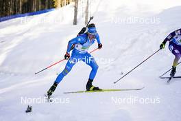 20.02.2021, Pokljuka, Slovenia (SLO): Lukas Hofer (ITA) - IBU World Championships Biathlon, relay men, Pokljuka (SLO). www.nordicfocus.com. © Thibaut/NordicFocus. Every downloaded picture is fee-liable.