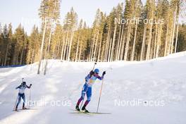 20.02.2021, Pokljuka, Slovenia (SLO): Alexander Loginov (RBU) - IBU World Championships Biathlon, relay men, Pokljuka (SLO). www.nordicfocus.com. © Thibaut/NordicFocus. Every downloaded picture is fee-liable.