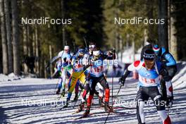 20.02.2021, Pokljuka, Slovenia (SLO): Adam Runnalls (CAN) - IBU World Championships Biathlon, relay men, Pokljuka (SLO). www.nordicfocus.com. © Thibaut/NordicFocus. Every downloaded picture is fee-liable.